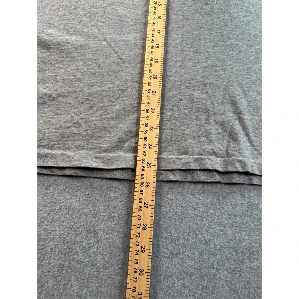 Polo Ralph Lauren Mens Classic Fit Gray Graphic T-Shirt Size M Orange Logo Pony
